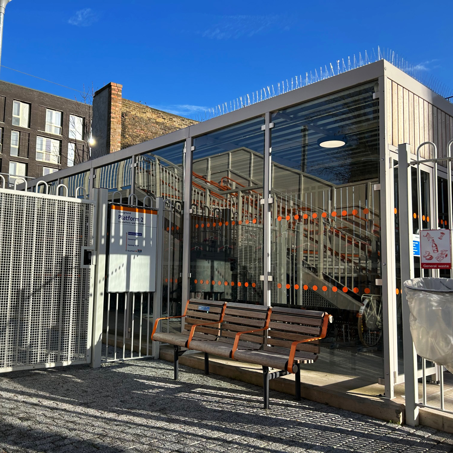 Hackney Central Overground Station Cycle Hub